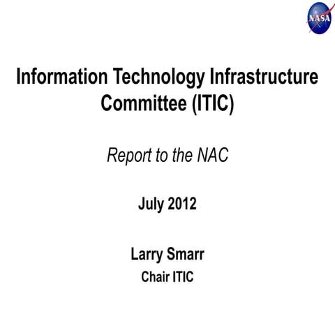Information Technology Infrastructure Committee (ITIC)
