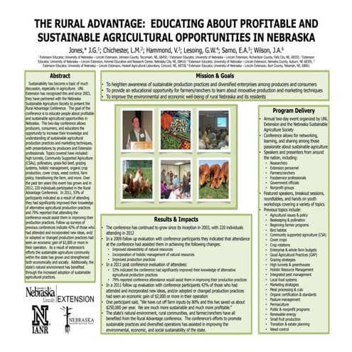 Nacaa rural advantage poster 12