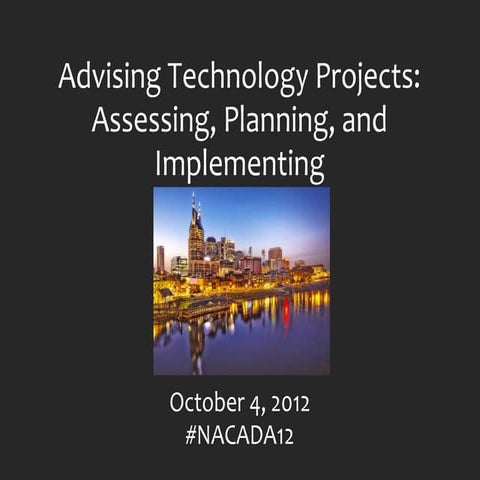 #nacada12 Pre-Conference Overview