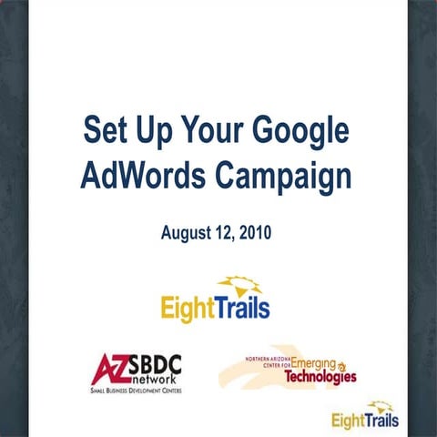Set Up Your Google AdWords Campaign
