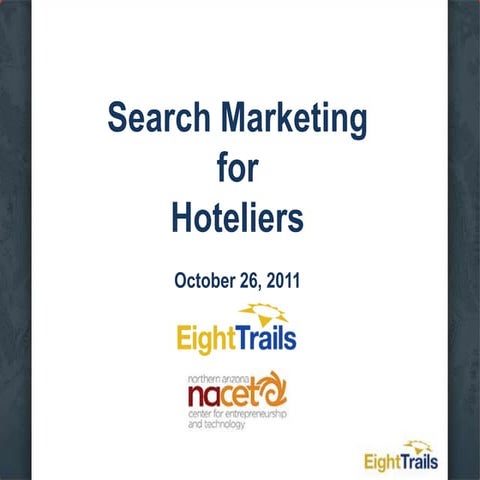 Search Marketing for Hoteliers