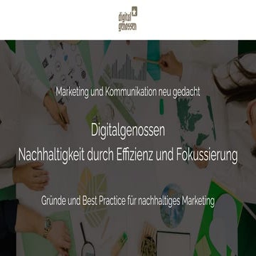 Nachhaltiges Marketing