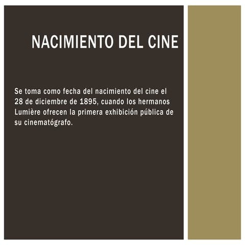 Nacimiento del cine. roberto saller