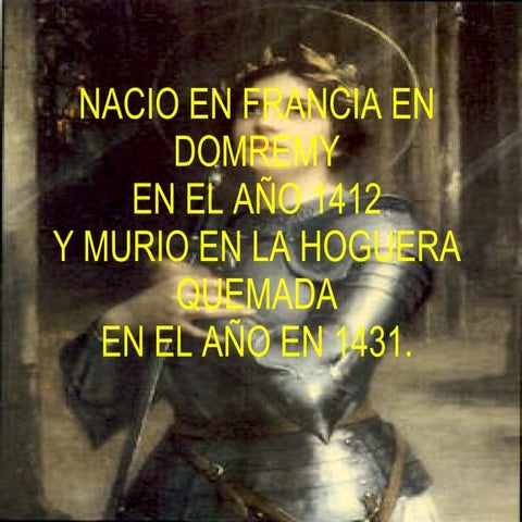 Nacio en francia en domremy julen pablo_m