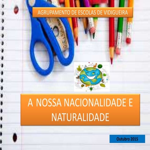 Nacionalidade e naturalidade | PPTX