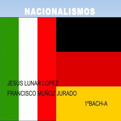 Nacionalismos Historia Francisco Muñox Jesus Lunar