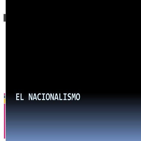 Nacionalismos siglo xix