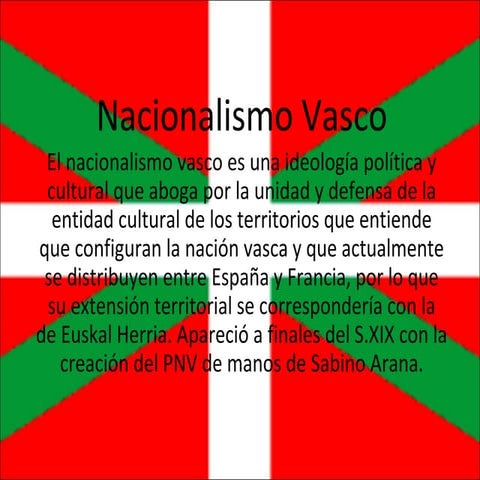 Nacionalismo Vasco PPT