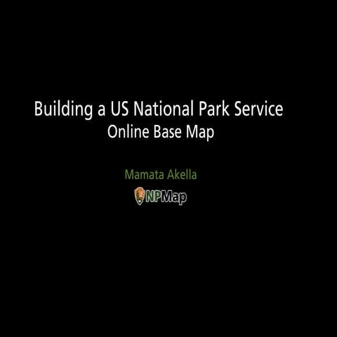 Building a US National Park Service Online Basemap