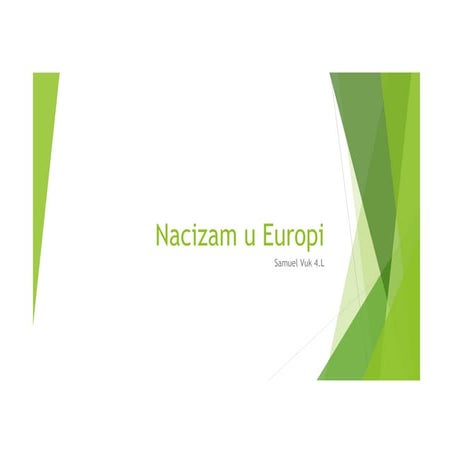 Nacizam u Europi