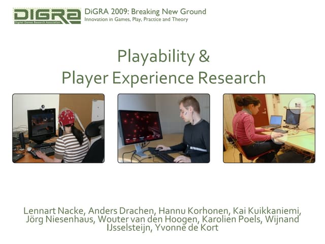 Playability & Player Experience Res...