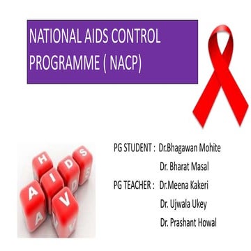 NATIONAL AIDS CONTROL PROGRAMME IN INDIA
