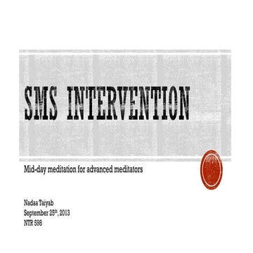 Nadaa sms intervention presentation v2