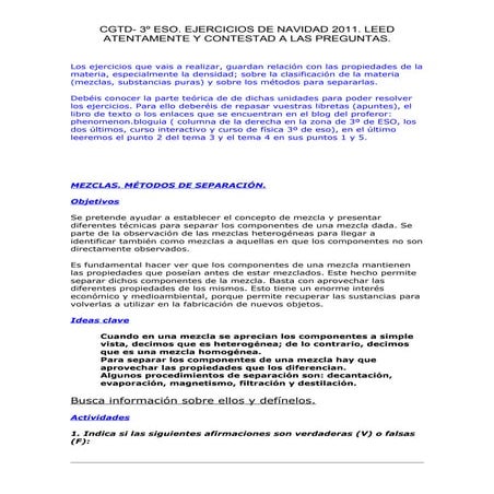 Nadal 2011 actividades