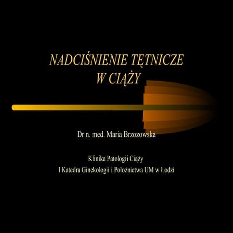 Nadcisnienie w ciazy
