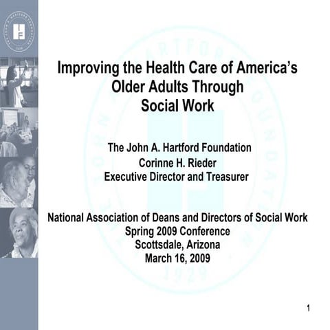 Improving the Health Care of Older Adults Through Social Work