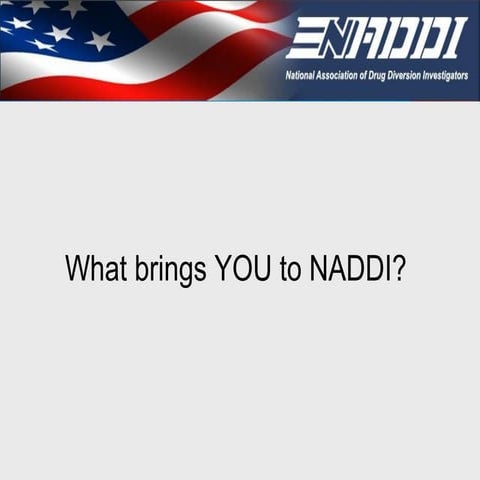 NADDI Prescription Drug Abuse