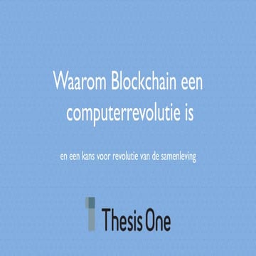 Na de troonrede   blockchain - 20170919