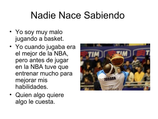 Nadie Nace Sabiendo