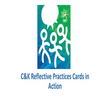C&K Reflective Practice Cards in Action
