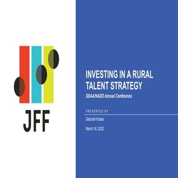  Investing in a Rural Talent Strategy