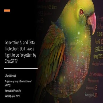 Can ChatGPT be compatible with the GDPR? Discuss.