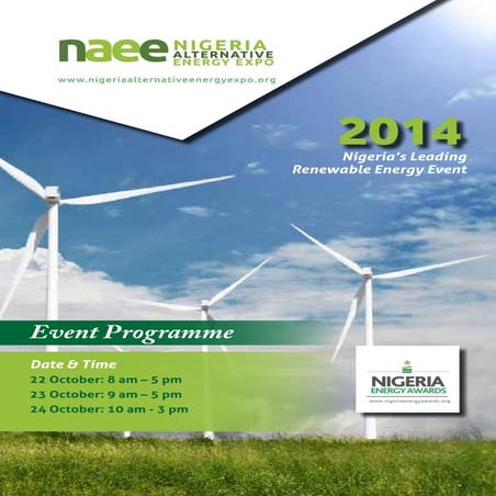 NAEE 2014 programme