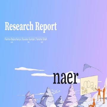 Naer VR App - Research Findings and Recommendations