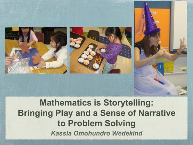 Math is Storytelling