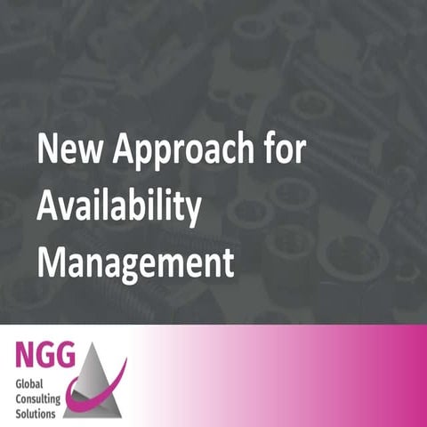 New approach for availability management