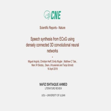 Brain signal seminar 