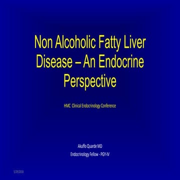 Non alcoholic fatty liver disease | PPTX