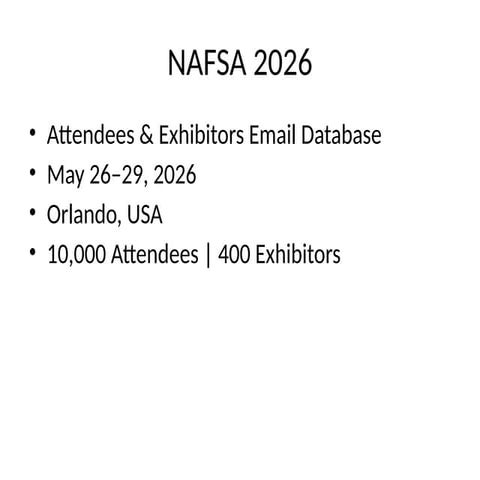 NAFSA 2026: Verified B2B Education Contacts for Global Student Mobility ...