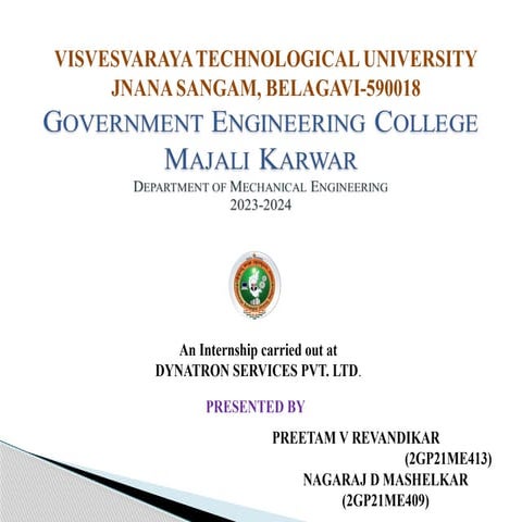 Internship report ggshsususjsjssussjdhdjdj