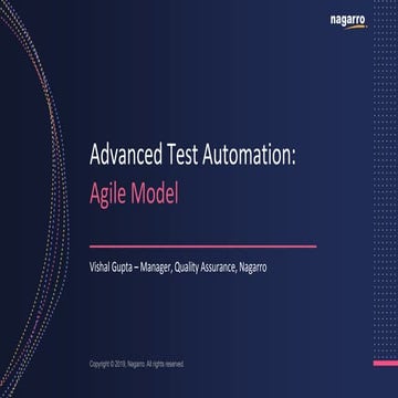 Advanced Test Automation: Agile Model