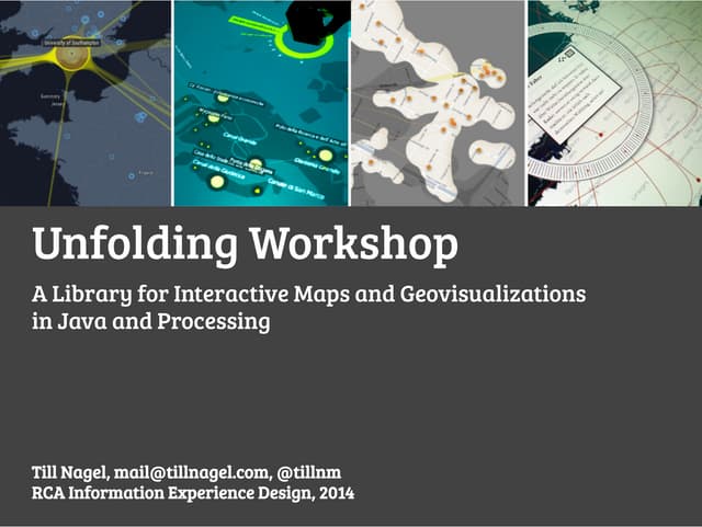 Unfolding - Workshop at RCA