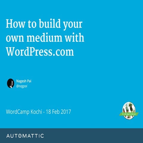 How to Build your own Medium using WordPress.com