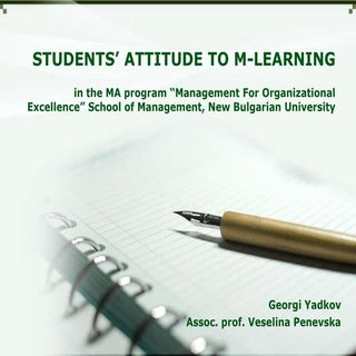 STUDENTS’ ATTITUDE TO M-LEARNING