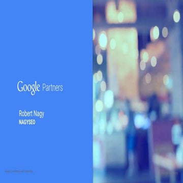 DMSSO 2016 - The Real State of SEO in 2016 and Beyond @nagyseo