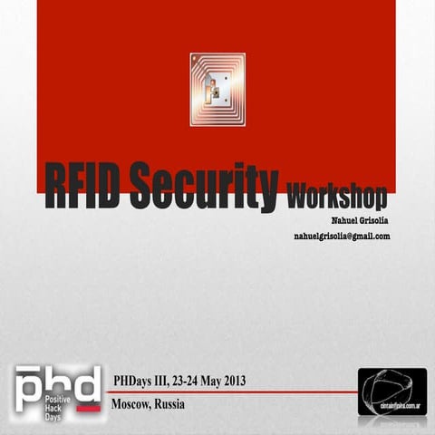 Nahuel Grisolia. RFID Workshop.