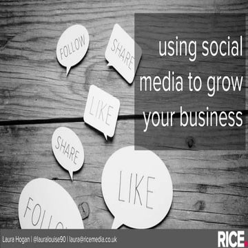 Social Media Quick Wins - Generate Business Through Social