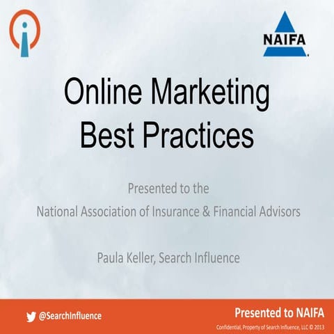 Online Advertising Best Practices for Insurance and Financial Advisors