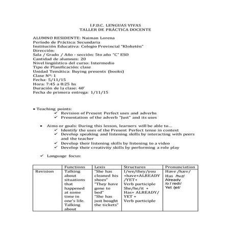 Naiman   lessons for 5 c eso - secondary