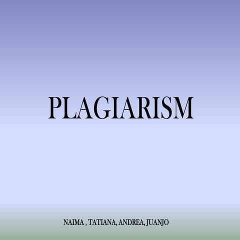 PLAGIARISM BY NAIMA AND TATYANA 2 BACH