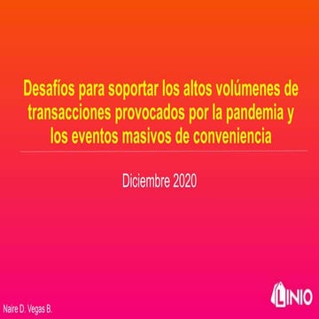 Naire Vegas - eTech Experience - eRetail Week LATAM Online [Live] Experience