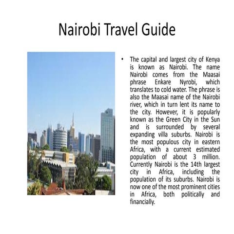 NAIROBI TRAVEL GUIDE 2026 YOUR COMPLETE GUIDE TO KENYA S VIBRANT visual data 3