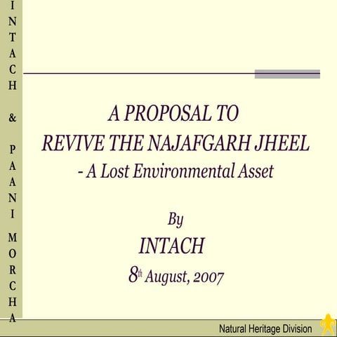 INTACH presentation at IndianWildlifeclub.com workshop 