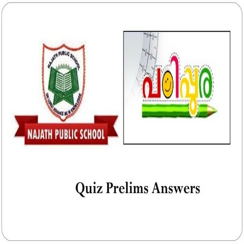 Inter school Najath quiz ENQUESTA