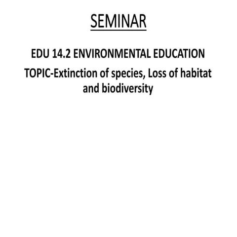 extinction of species loss of habitat and biodiversity types of biodiversity ...