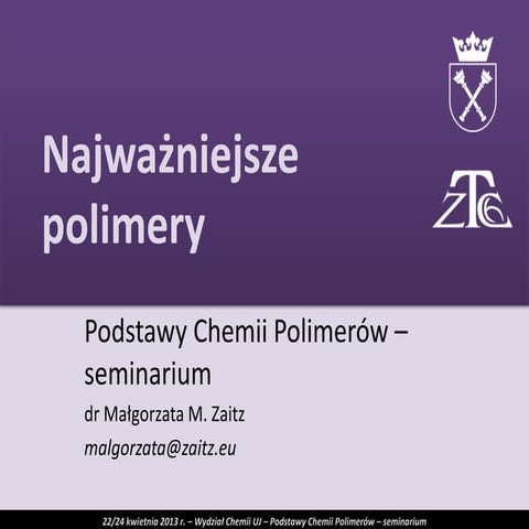 Najważniejsze polimery